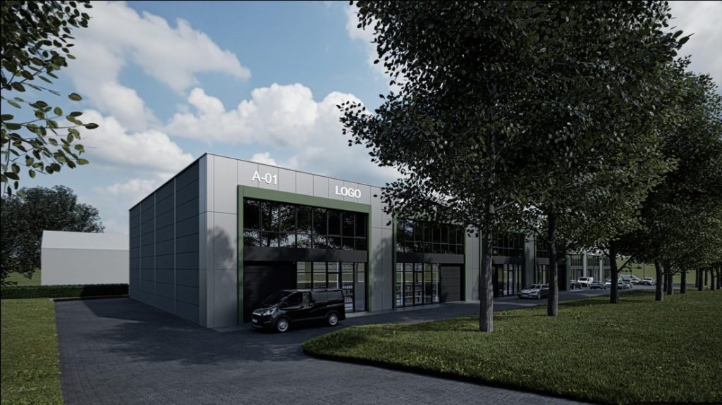 Parko g. 16 (Parko g. 16) - Kaubanduskeskus, Laohoone - visuaalne