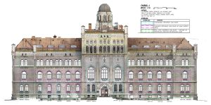 Latvijas Universitātes ēka Raiņa bulvārī 19 atjaunošana visualization