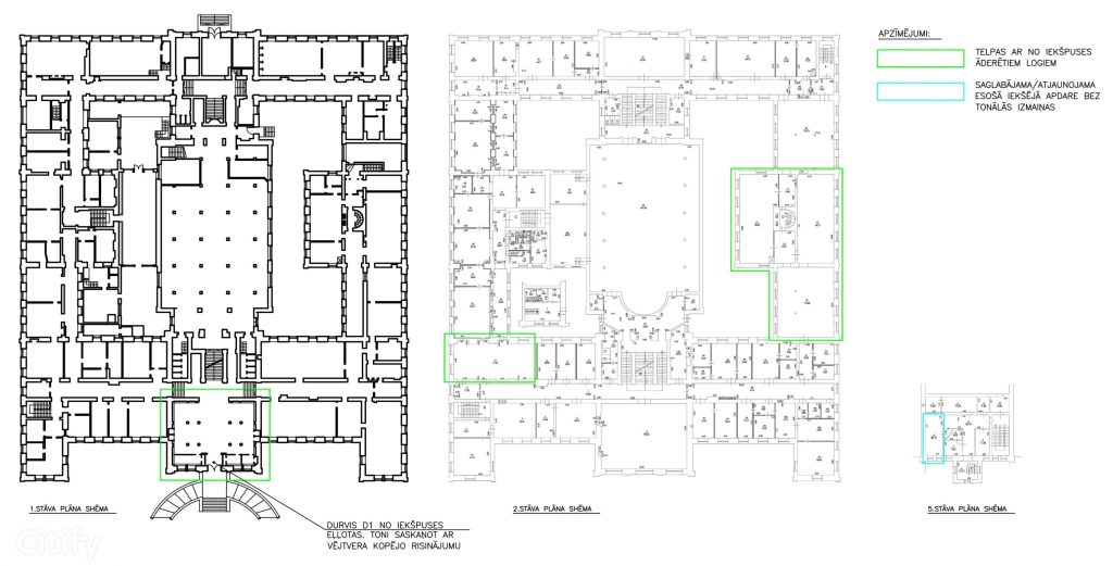 Latvijas Universitātes ēka Raiņa bulvārī 19 atjaunošana (Raiņa bulvāris 19) - Aukštesniojo ar aukštojo mokslo įstaiga - vizualizacija