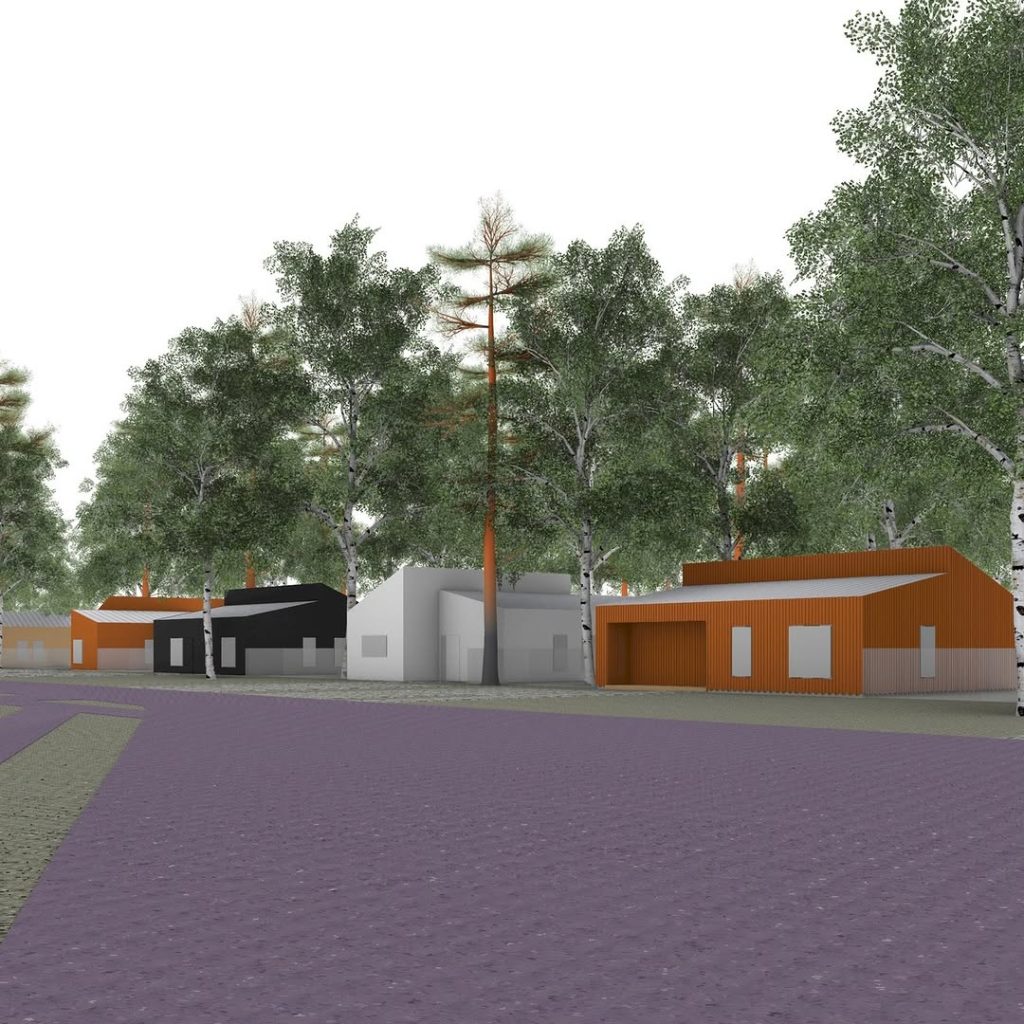 Silaciems - 1. kārta (Mucenieki, Lāču iela, Līkā iela, Čiekuru iela, Celmu iela) - Sklypų kvartalas - vizualizacija