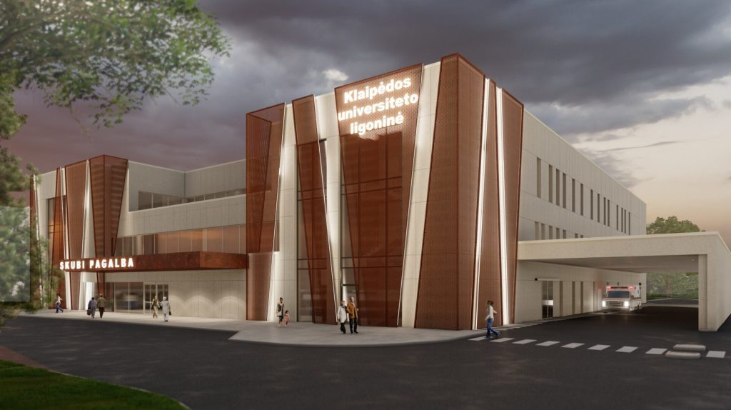 Skubios pagalbos ir intensyvios priežiūros pastatas su operacinėmis (Liepojos g. 39) - Hospital - visualization