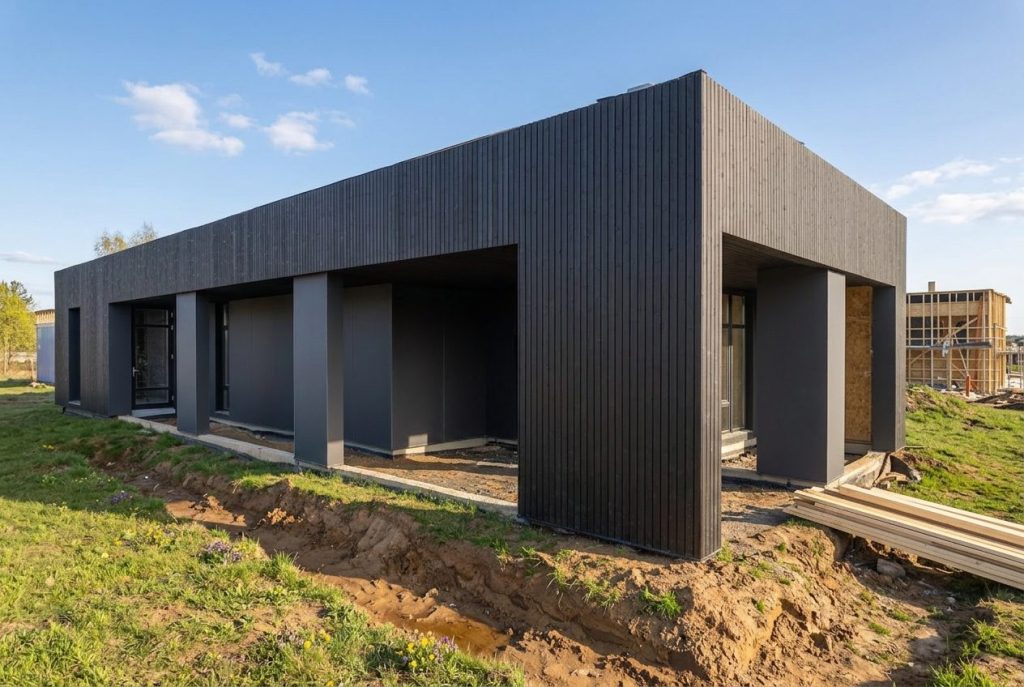 ANDHOME (Ateities g. 3, 5, 7, 9, 11, 13, 15, 17) - Privačių namų kvartalas - statybų nuotraukos