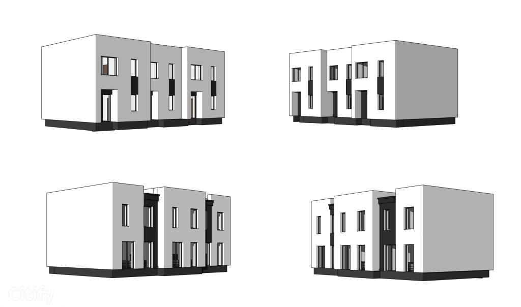 Urdziņas iela 2 (Urdziņas iela 2) - Rindu mājas - vizualizācija