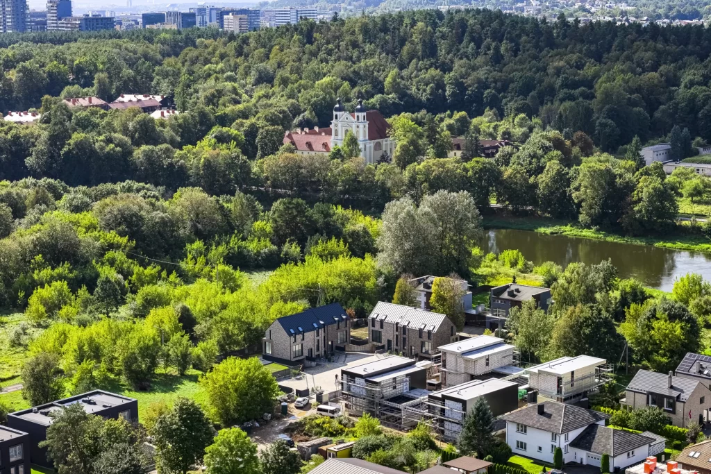 Vaidilutės namai (Vaidilutės g. 37) - Row housing - visualization