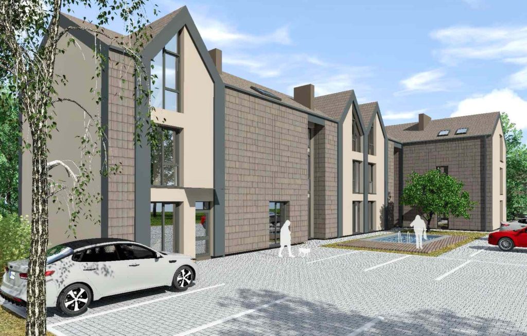 Vaivorykštės g. 44A (Vaivorykštės g. 44A) - Rindu mājas - vizualizācija