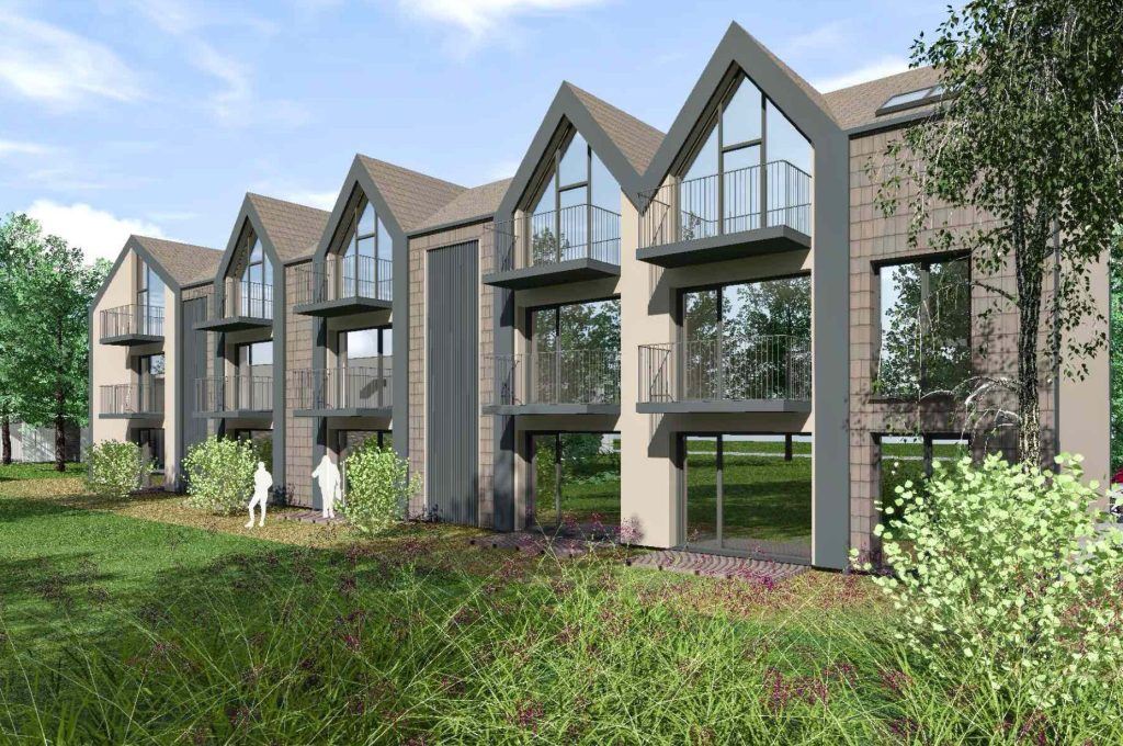 Vaivorykštės g. 44A (Vaivorykštės g. 44A) - Rindu mājas - vizualizācija