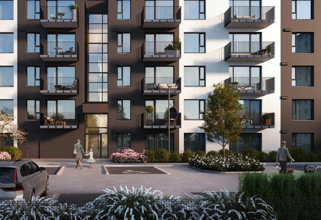 Purvciema mājas (Zentas Mauriņas iela 10) - Daugiabutis - vizualizacija