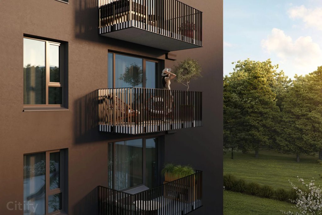 Purvciema mājas (Zentas Mauriņas iela 10) - Daugiabutis - vizualizacija