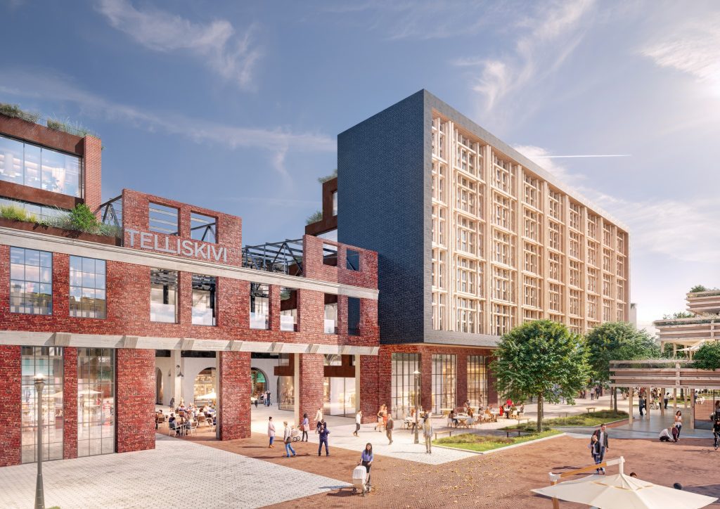 M-hoone (Telliskivi 60/3, 60/6, 60/7, 60/8, 60/9, 60/10, 60/11, 60/12, 60/13) - Food services, Non-food store, Office center, Other commercial - visualization