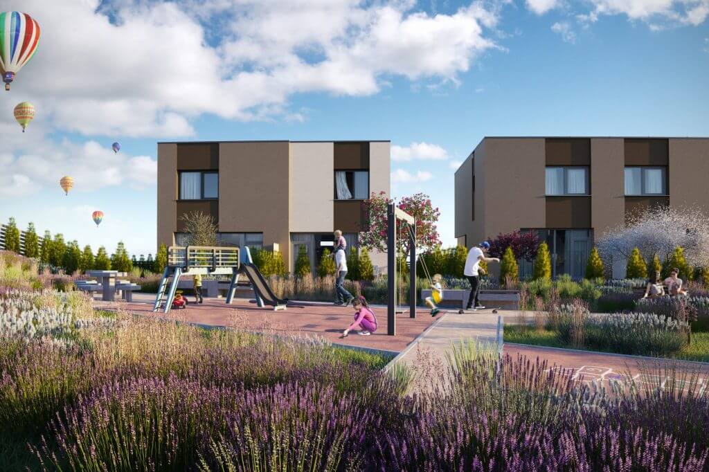 24 Istorijos (Vaivadiškių / Pakonių g.) - Row housing - visualization