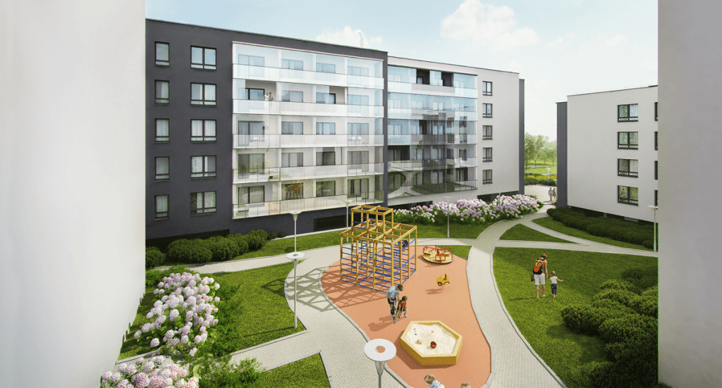 Aitvarų namai 3 etapas (Lietaus g. 6, Lazdynėlių g. 16) - Multi apartment - visualization