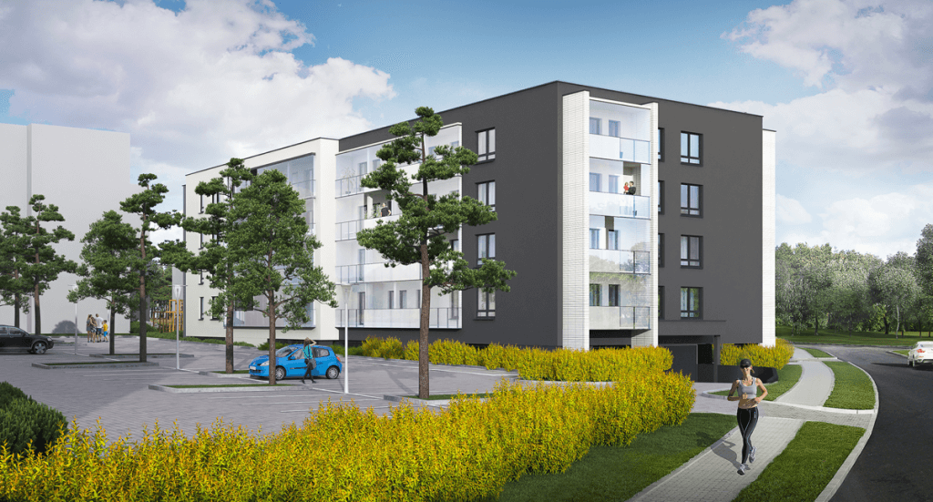 Aitvarų namai 3 etapas (Lietaus g. 6, Lazdynėlių g. 16) - Multi apartment - visualization