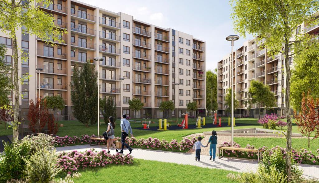 Amber City (Grigalaukio g. 30, 32, 34, Virbeliškių g. 5, 7) - Multi apartment - visualization