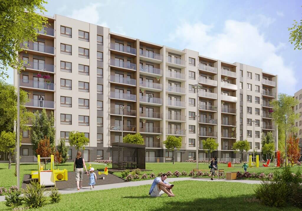 Amber City (Grigalaukio g. 30, 32, 34, Virbeliškių g. 5, 7) - Multi apartment - visualization