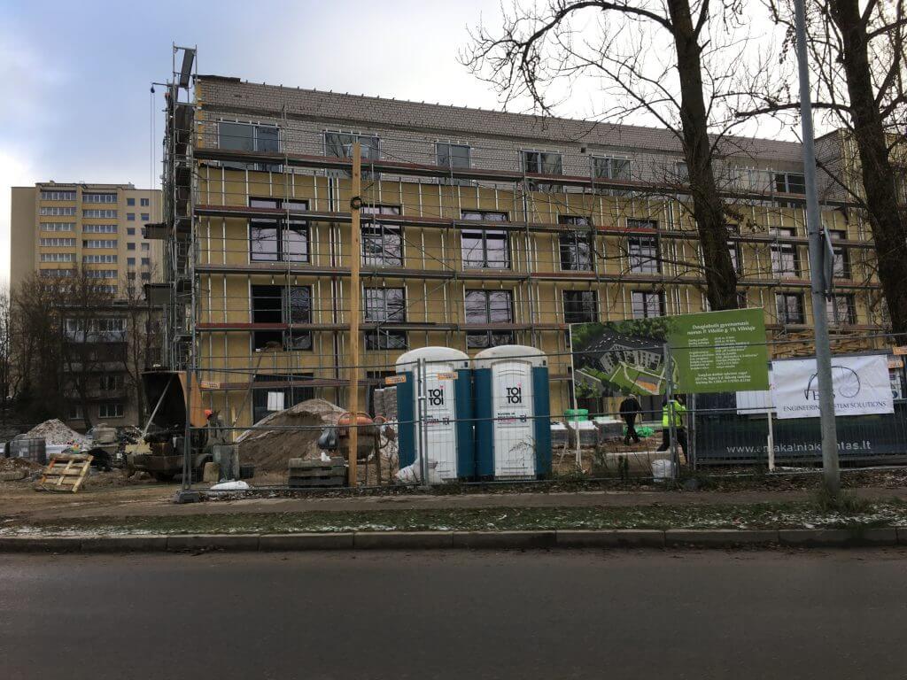 Antakalnio krantas (P. Vileišio g. 19) - Multi apartment - construction photos