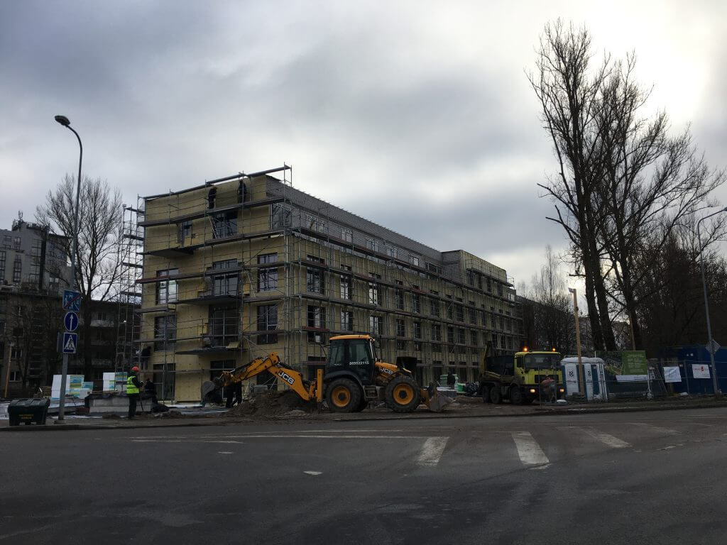 Antakalnio krantas (P. Vileišio g. 19) - Multi apartment - construction photos