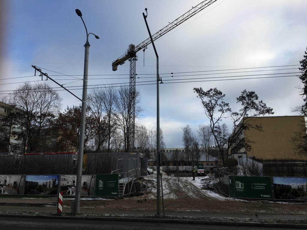 Antakalnio panorama (Smėlio g. 31) - Daudzdzīvokļu nams - būvdarbu attēli