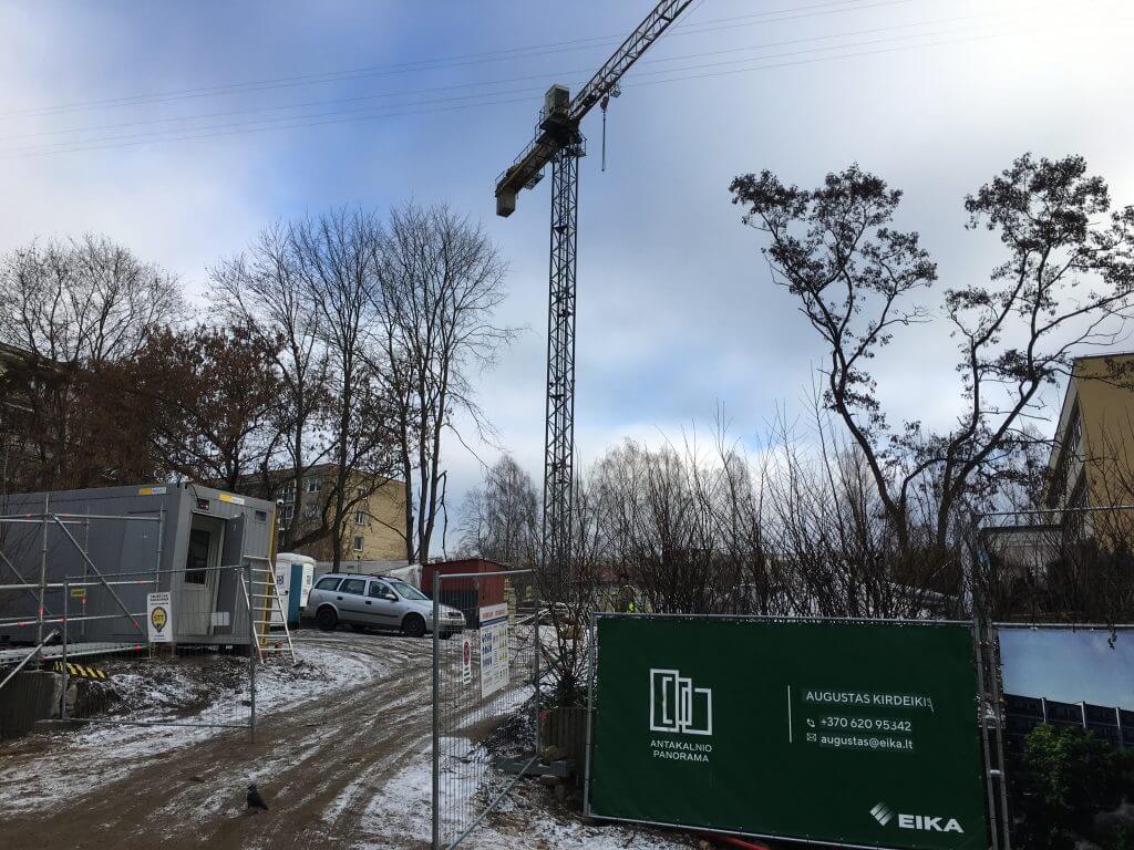 Antakalnio panorama (Smėlio g. 31) - Daudzdzīvokļu nams - būvdarbu attēli