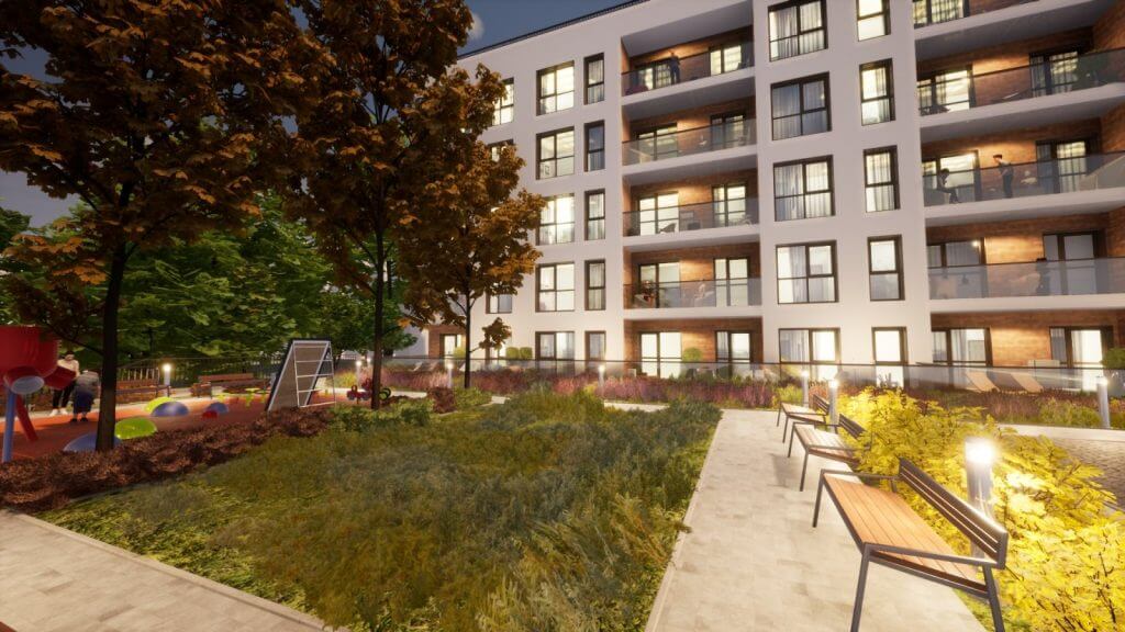 Antakalnio panorama (Smėlio g. 31) - Daudzdzīvokļu nams - vizualizācija