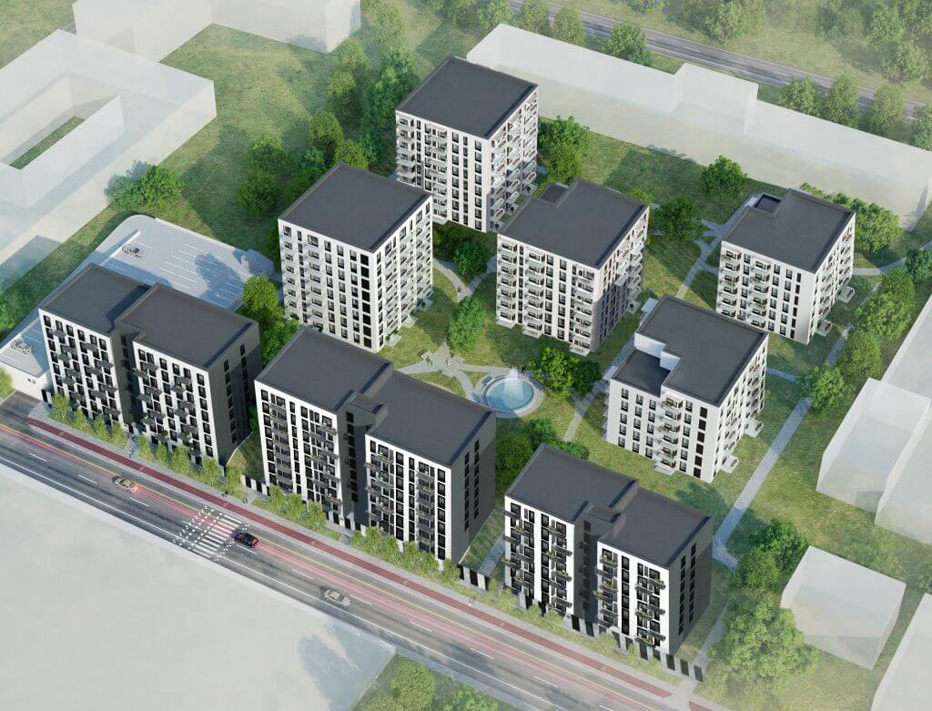 B23 1 etapas (Smolensko g. 23) - Multi apartment - visualization