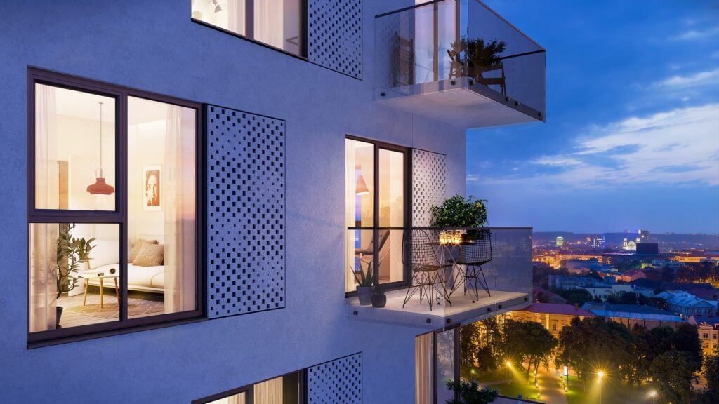 Birželio namai (Birželio 23-iosios g. 10A, Statybininkų g. 1) - Multi apartment - visualization