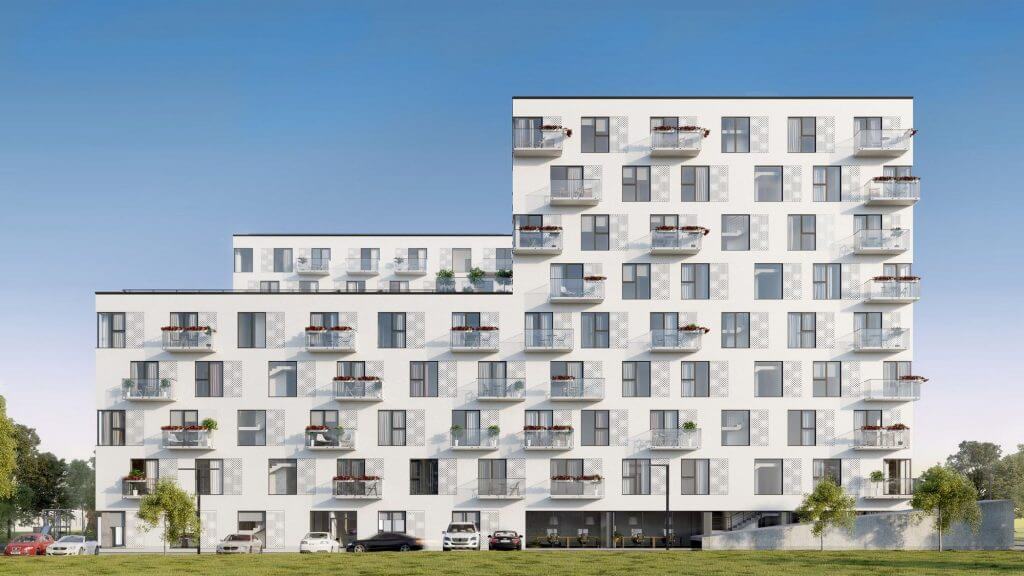 Birželio namai (Birželio 23-iosios g. 10A, Statybininkų g. 1) - Multi apartment - visualization