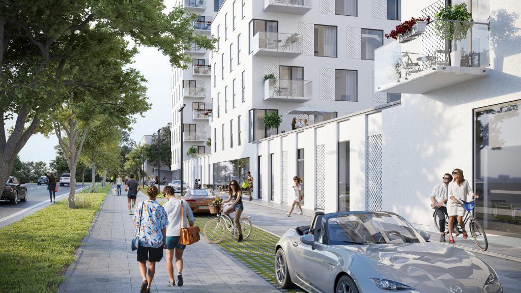 Birželio namai (Birželio 23-iosios g. 10A, Statybininkų g. 1) - Multi apartment - visualization