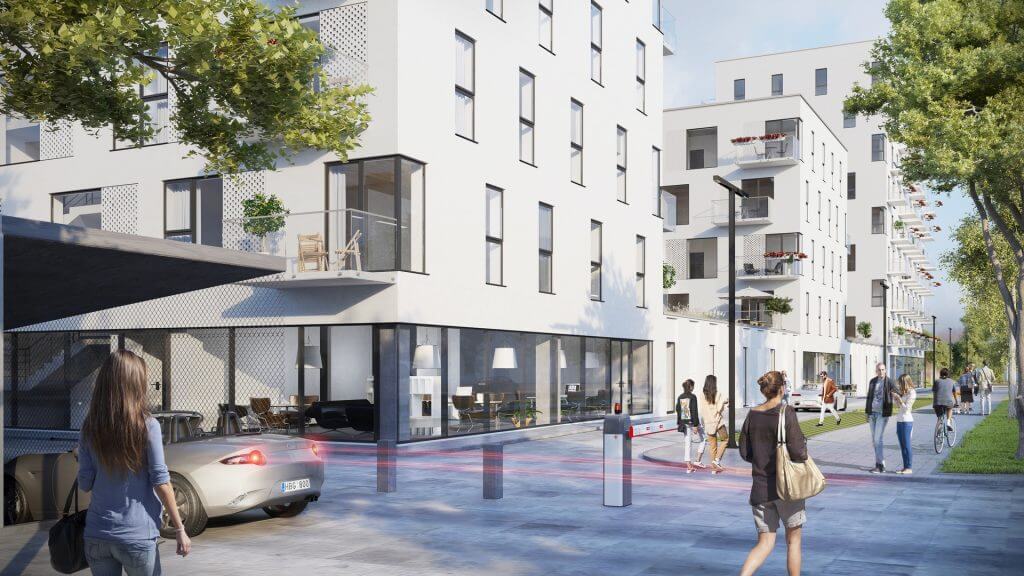 Birželio namai (Birželio 23-iosios g. 10A, Statybininkų g. 1) - Multi apartment - visualization