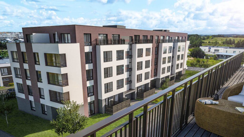 Bitėnų oazė 1-2 etapai (Bitėnų g. 3D, 1B) - Multi apartment - visualization