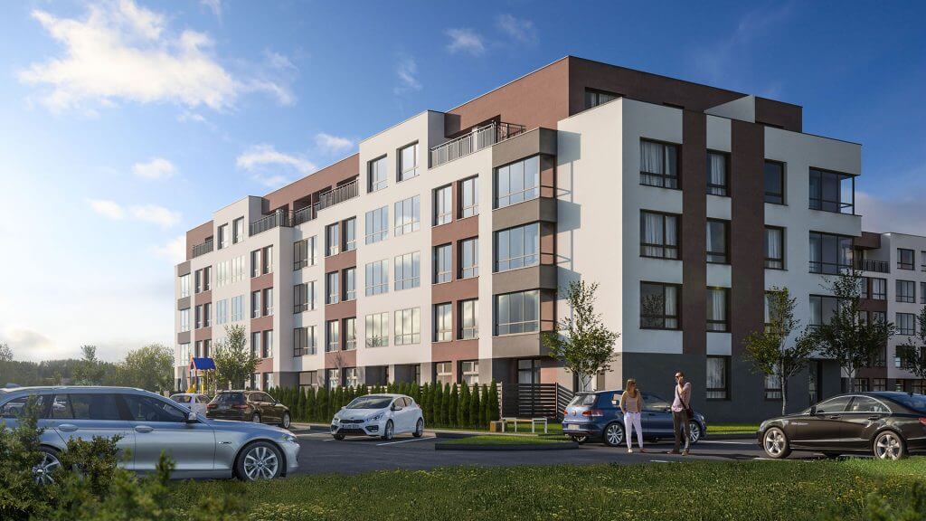 Bitėnų oazė 1-2 etapai (Bitėnų g. 3D, 1B) - Multi apartment - visualization