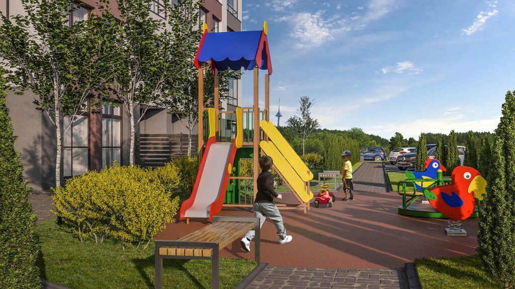 Bitėnų oazė 1-2 etapai (Bitėnų g. 3D, 1B) - Multi apartment - visualization