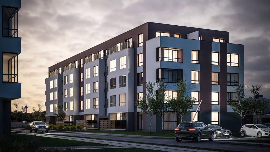 Bitėnų oazė 1-2 etapai (Bitėnų g. 3D, 1B) - Multi apartment - visualization