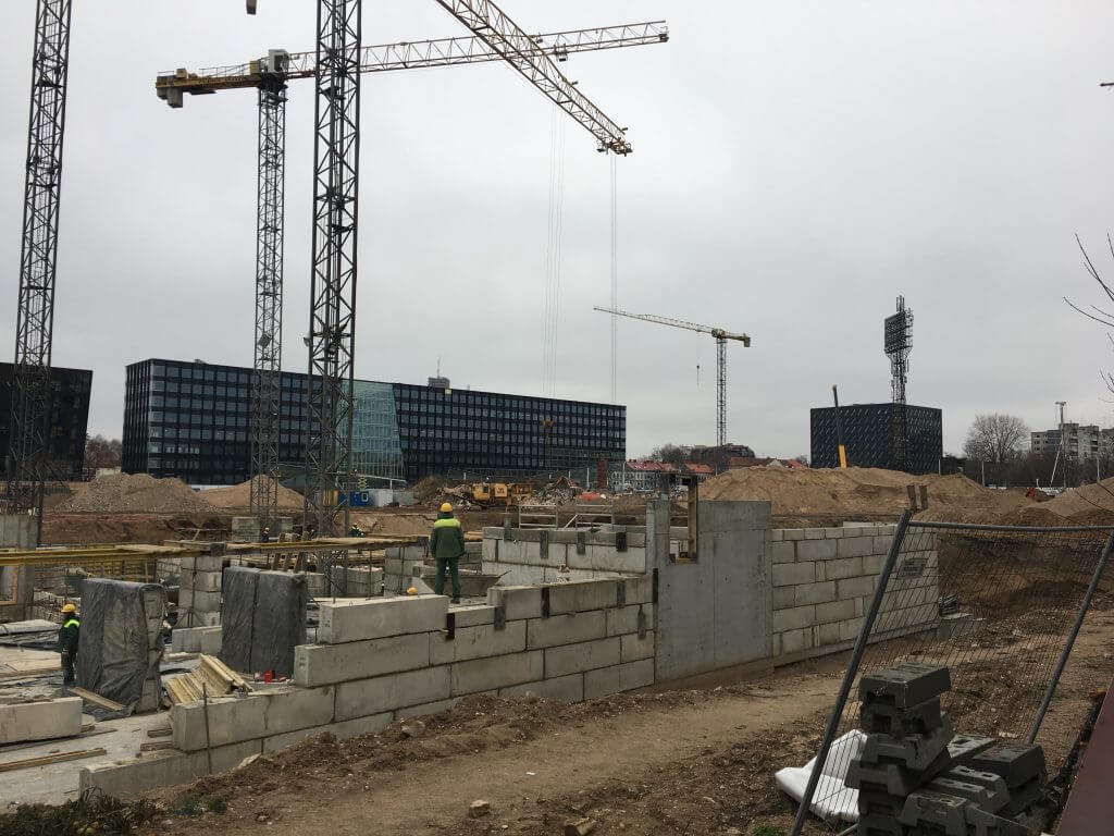 Centro rezidencija 2 etapas (Rinktinės g. 3) - Multi apartment - construction photos