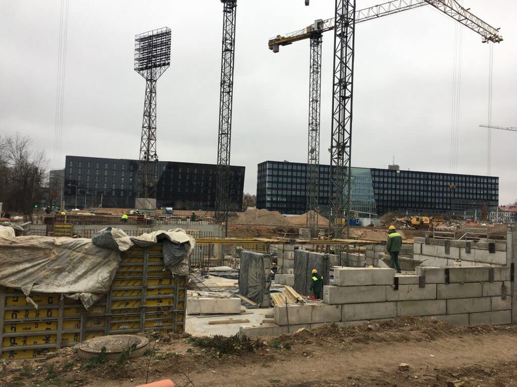 Centro rezidencija 2 etapas (Rinktinės g. 3) - Multi apartment - construction photos