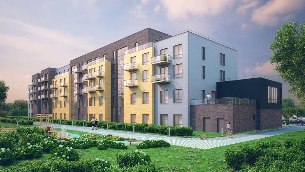 Fontanų namai 2 etapas (Eišiškių pl. 47) - Multi apartment - visualization