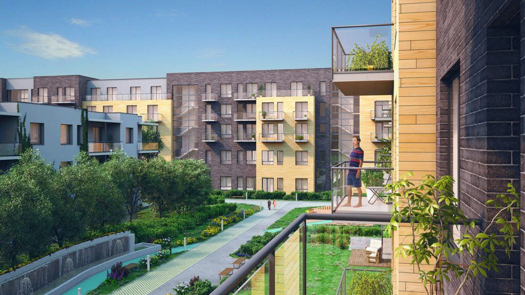 Fontanų namai 2 etapas (Eišiškių pl. 47) - Multi apartment - visualization