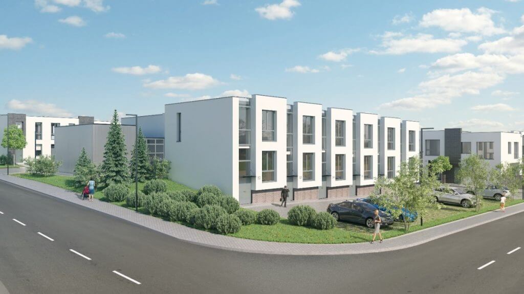 Franko namai Gulbinai (Molėtų pl. 163) - Row housing - visualization