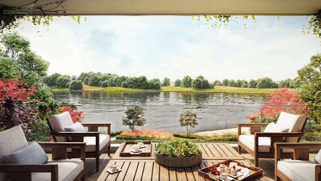 Gilužio rivjera 2 etapas (Gilužio g. 51, 61) - Multi apartment - visualization