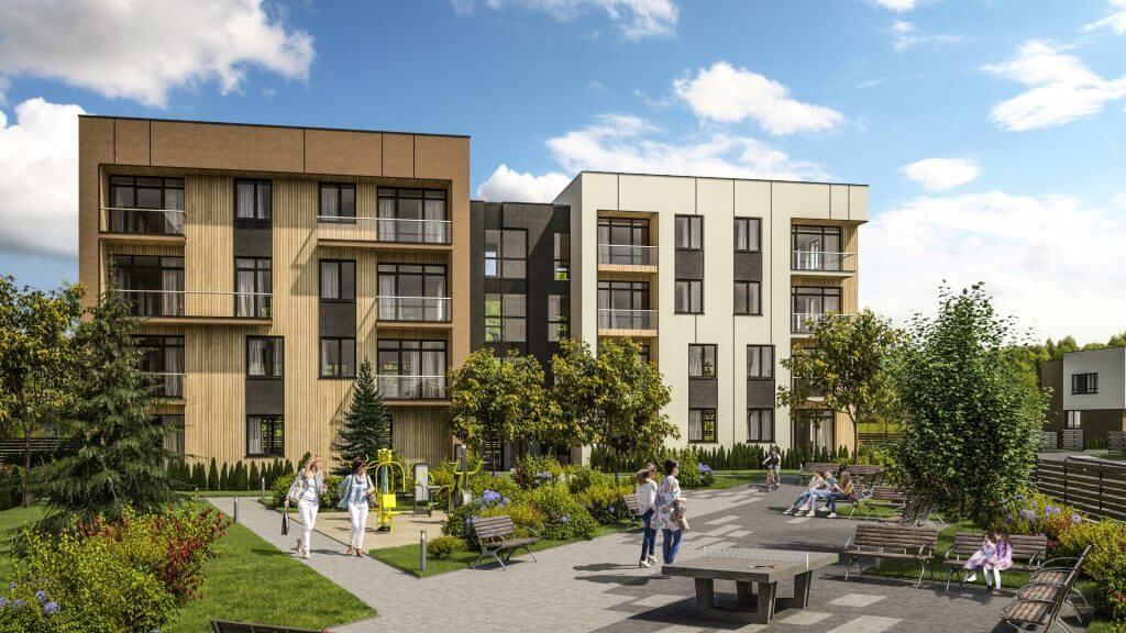 Gilužio slėnis (Pilkalnio g.) - Multi apartment - visualization