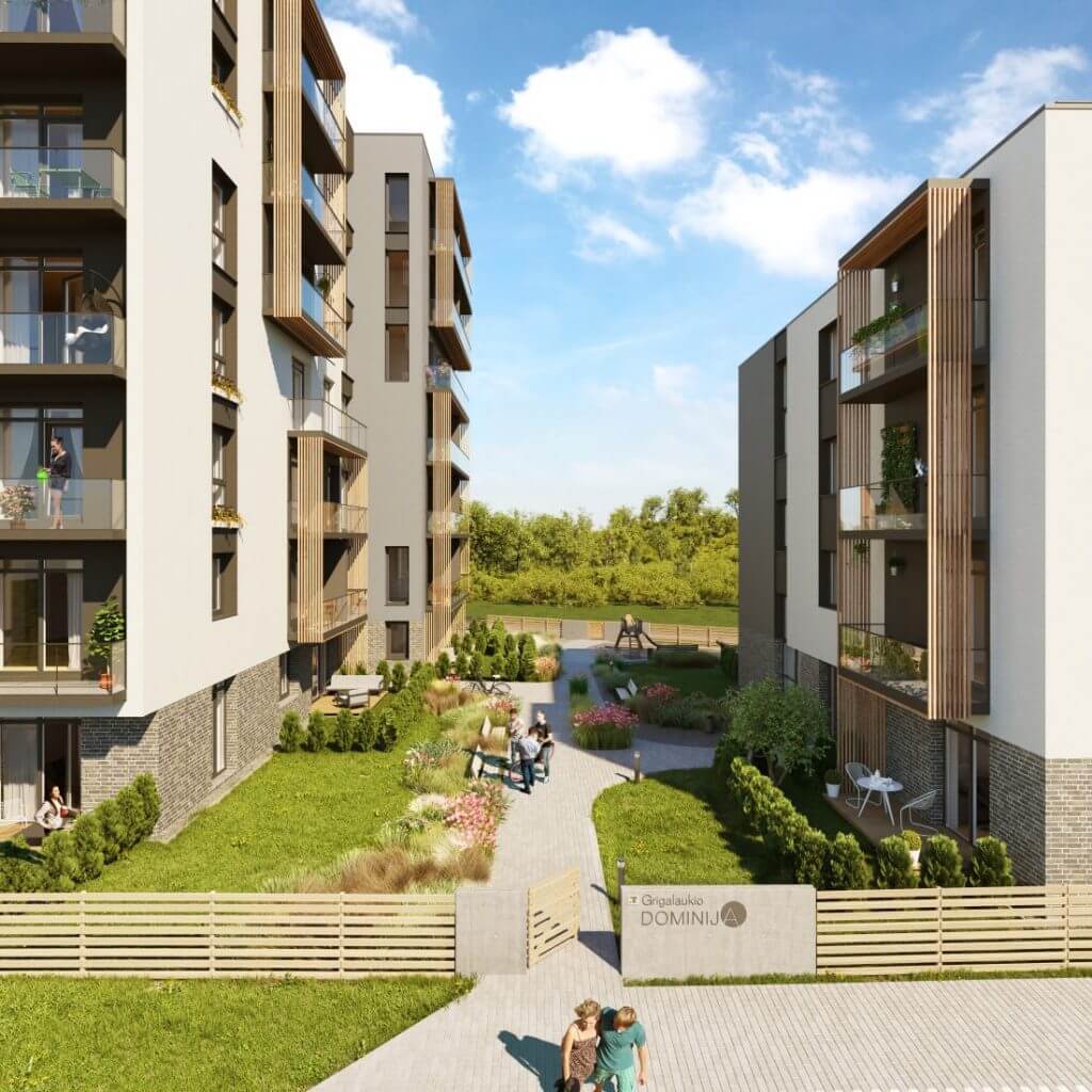 Grigalaukio dominija 2 etapas (Budiniškių g. 1) - Daugiabutis - vizualizacija