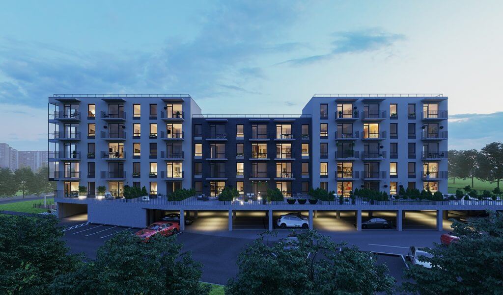 Justiniškių 18 (Justiniškių g. 18) - Multi apartment - visualization