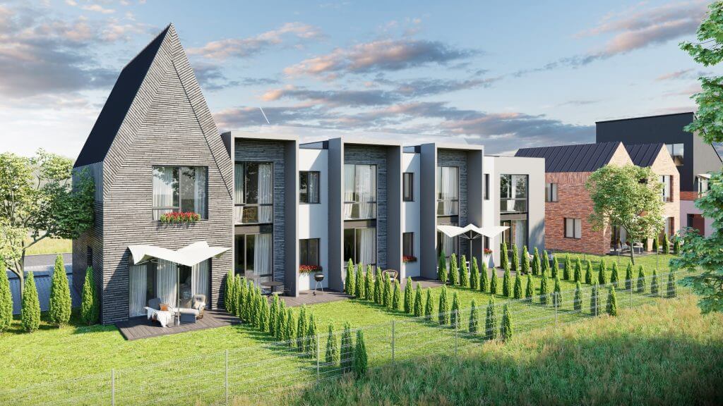 Kalnėnų panorama (Kašubų g.) - Row housing - visualization