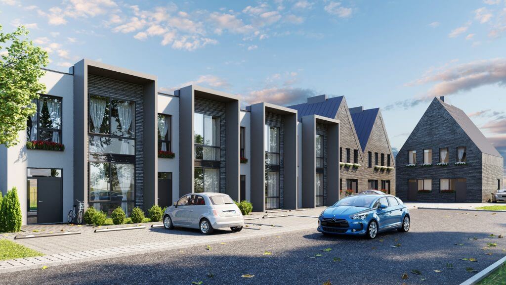 Kalnėnų panorama (Kašubų g.) - Row housing - visualization