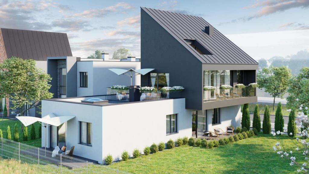 Kalnėnų panorama (Kašubų g.) - Row housing - visualization