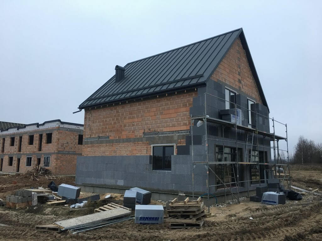 Kalnėnų panorama (Kašubų g.) - Row housing - construction photos