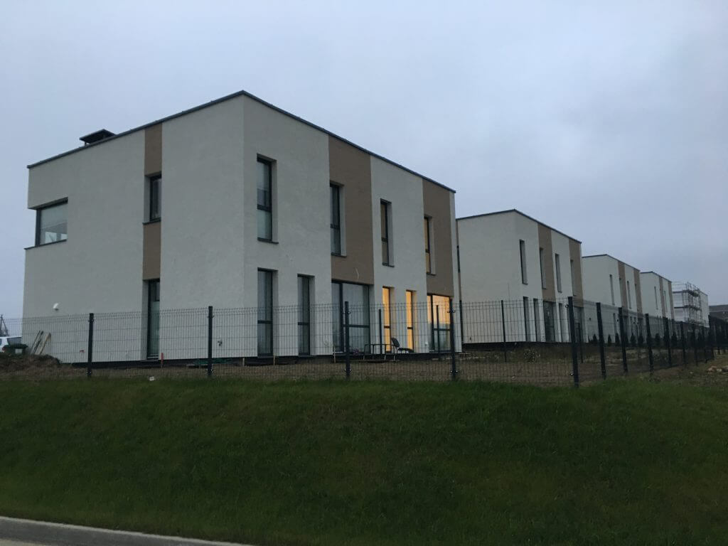 Kalnėnų slėnis 1-3 etapai (Lyvių g.) - Row housing - construction photos