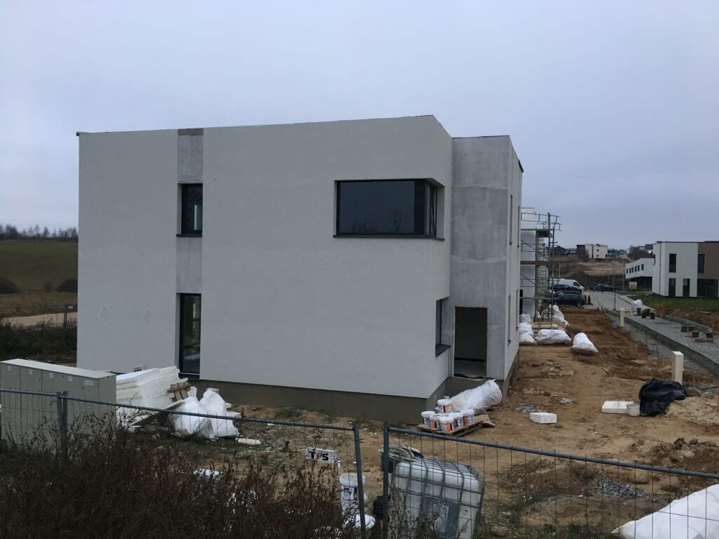 Kalnėnų slėnis 1-3 etapai (Lyvių g.) - Row housing - construction photos