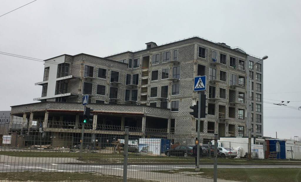 Laisvės 77 (Laisvės pr. 77) - Multi apartment - construction photos