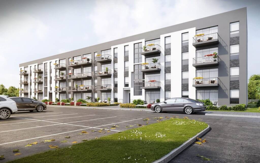 Lazdynėlių namai 2 etapas (Lazdynėlių g. 50) - Multi apartment - visualization