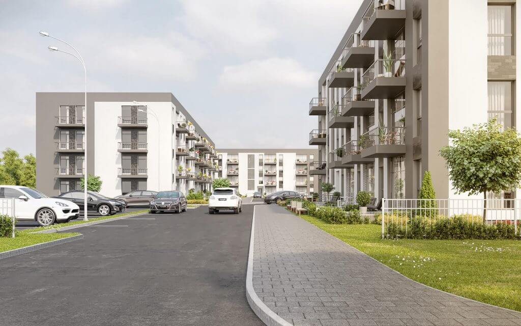 Lazdynėlių namai 2 etapas (Lazdynėlių g. 50) - Multi apartment - visualization